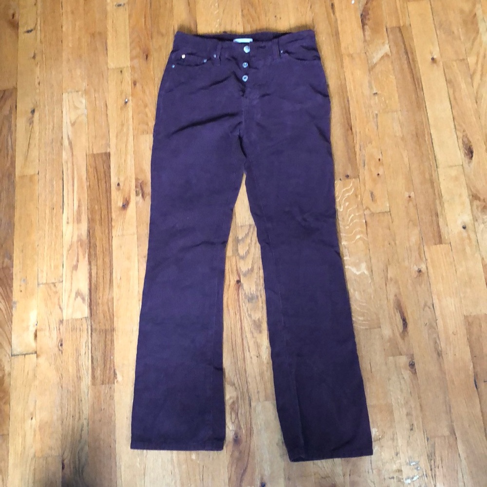 High waisted corduroy